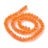 Electroplate Glass Beads Strands X1-EGLA-A034-T6mm-L07-2