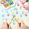 204Pcs 12 Styles Eco-Friendly ABS Plastic Knitting Crochet Locking Stitch Markers Holder IFIN-FS0001-67-5