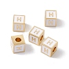 Rack Plating Brass Enamel Beads KK-B060-04G-04H-3