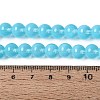 Transparent Glass Imitation Cat Eye Beads Strands GLAA-Q110-01B-06-4