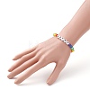 Transparent & Opaque Acrylic Beaded Bracelets for Kids BJEW-JB06504-4
