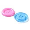 30Pcs 3 Colors Plastic Button BUTT-CP0001-02-2