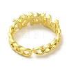 Brass Micro Pave Cubic Zirconia Rings for Women RJEW-E295-24G-3