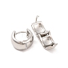 Brass Hoop Earrings for Women EJEW-U015-23P-02-2