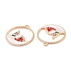 Christmas Zinc Alloy Enamel Pendants LS-ENAM-Q500-01G-01-3