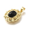 Natural Black Onyx(Dyed & Heated) Pendants G-K381-01G-04-2