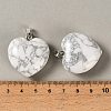 Natural Howlite Pendants GG-CBAA0EE-04P-19-3