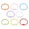 8Pcs 8 Colors Glass Seed Beads Stretch Bracelet Sets BJEW-JB11234-2