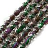 Two Tone Resin Beads Strands GLAA-T035-02H-1