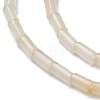 Natural Golden Silk Jade Beads Strands G-B004-A05-3