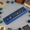 7-Slot Imitation Leather Dice Organizer Boxes with Magnetic Visible Window Lid ODIS-WH0079-105A-5