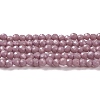 Glass Imitation Jade Beads Strands GLAA-H021-02-05-2