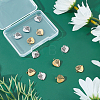 12Pcs 2 Colors 304 Stainless Steel Charms STAS-DC0008-54-4