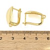 Brass Hoop Earrings Findings KK-B089-38G-3