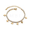 304 Stainless Steel Charm Bracelets WG4CBE1-01-5