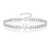 Letter 304 Stainless Steel Link Bracelets FS-WG7830E-46-1