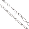 Brass Figaro Chain Slider Necklaces Making AJEW-JB01491-02-3
