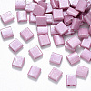 FGB 2-Hole Baking Paint Glass Seed Beads X-SEED-S031-L-599-1