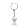 Angel Acrylic & Alloy Pendant Keychain KEYC-JKC00597-01-1