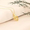 304 Stainless Steel Tree of Soul Pendant Necklaces for Women WG3C12A-02-1