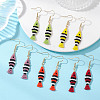 Handmade Glass Seed Beads Dangle Earrings EJEW-MZ00712-1