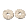 Natural Lava Rock Disc Big Pendants G-M203-07-1-1