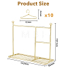 Iron Doll Clothes Rack & Hangers DJEW-FH0001-16A-2