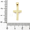 Brass & ABS Imitation Pearl Beads Pendants KK-A282-24G-3