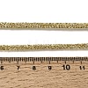 3.5MM Polyester Metallic Cord Braided Cord Necklace Making FB-CBAA152-01G-11-3