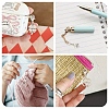 8Pcs Alloy Pendant Decorations HJEW-YW00494-6