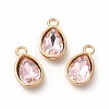 Faceted Glass Rhinestone Pendants GLAA-I051-AM-2