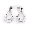 304 Stainless Steel Chandelier Earrings EJEW-I223-08-3