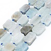 Natural Aquamarine Beads Strands G-F725-07-1