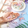 22Pcs 11 Colors Opaque Printed Acrylic Pendants MACR-TA0002-87-6
