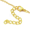 Alloy Teardrop Pendant Necklaces for Women NJEW-G132-01G-3