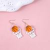 Printed Acrylic Dangle Earrings FS-WG14A31-01-1