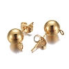 304 Stainless Steel Stud Earring Findings LS-X-STAS-P148-07G-A-2