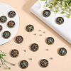 Gorgecraft 16 Sets 4 Colors Alloy Buttons FIND-GF0006-23-4