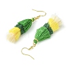 Colorful Tassel Pendants Dangle Earrings for Women EJEW-JE06107-4