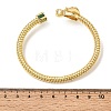 Brass Pave Cubic Zirconia Elephant Open Cuff Bangles for Women CU-CBAE7DF-50G-5