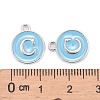 Platinum Plated Alloy Enamel Charms LS-X-ENAM-S118-04C-P-3