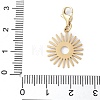 304 Stainless Steel Sun Pendant Decoration STAS-S165-24G-3