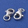 925 Sterling Silver Lobster Claw Clasps STER-K167-074A-S-2