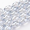 Electroplate Glass Bead Strands EGLA-J139-PL01-A-1