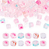 60Pcs Transparent Acrylic Beads OACR-TA0004-88E-1