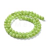 Natural Green Jade Beads Strands G-K416-06-6mm-2