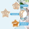 36Pcs 3 Colors 1-Hole Alloy Rhinestone Shank Buttons BUTT-FH0001-004-4