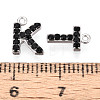 304 Stainless Steel and Rhinestone Pendants STAS-T071-11B-P-4