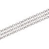 Anti-Tarnish Rhodium Plated 925 Sterling Silver Rolo Chains STER-WH0011-05P-1