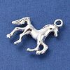 Tibetan Style Alloy Horse Pendants TIBEP-Q043-252-RS-3